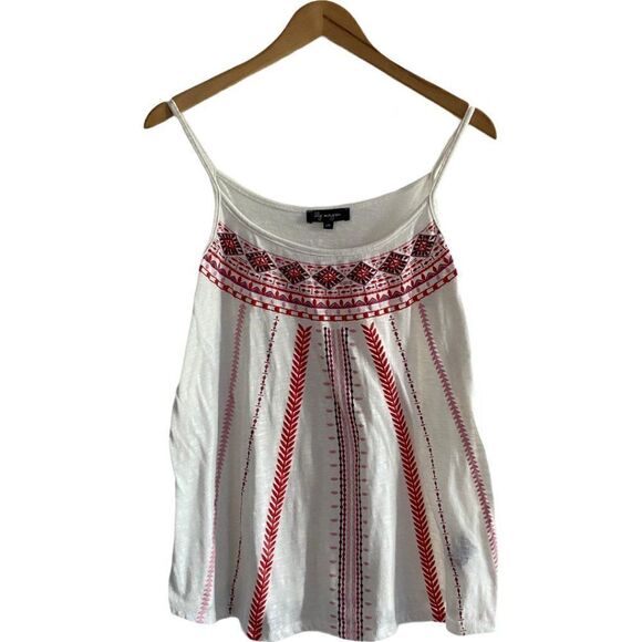 Lily Morgan Women's Creme Tank Top US Large - Picture 1 of 7